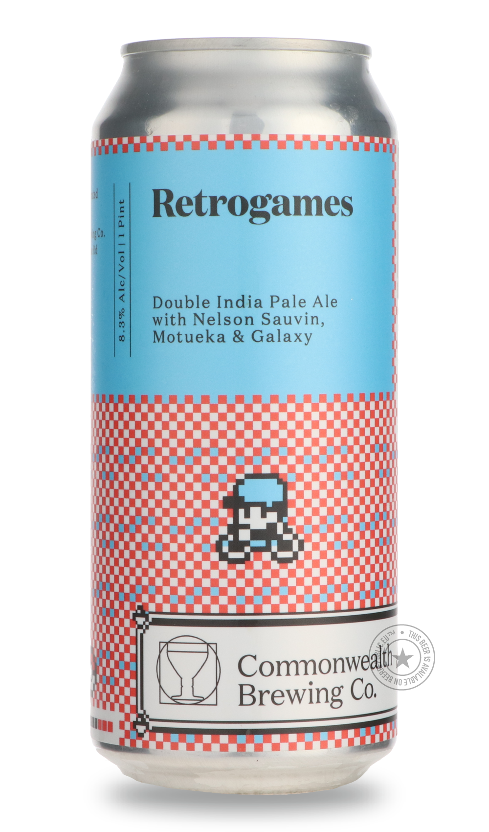 Retrogames by Commonwealth Brewing Co., beer label