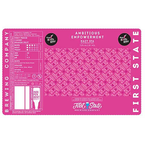 Fair State Ambitious Empowerment Hazy IPA by Fair State Brewing Cooperative, beer label