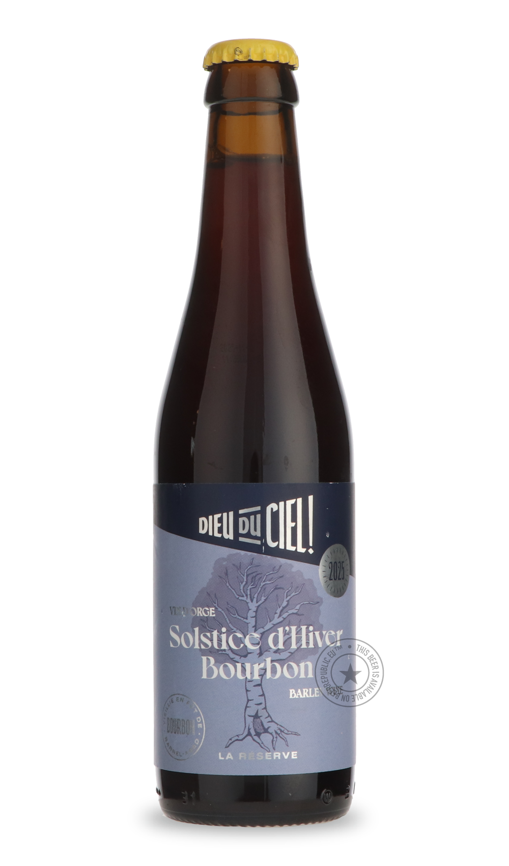 Solstice d'Hiver Bourbon by Dieu du Ciel!, beer label