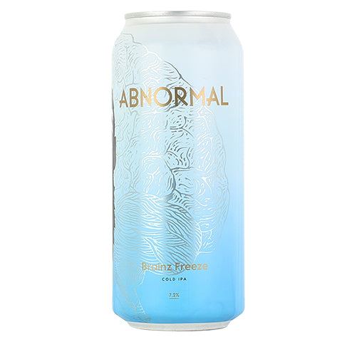 Abnormal Brainz Freeze IPA by Abnormal Beer Company, beer label