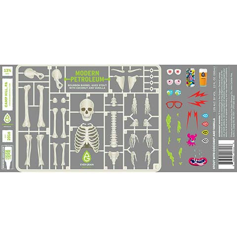 Ever Grain Modern Petroleum Stout by Ever Grain Brewing Co, beer label