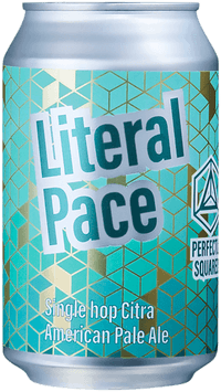 Literal Pace by Perfectly Squared Brewing, beer label