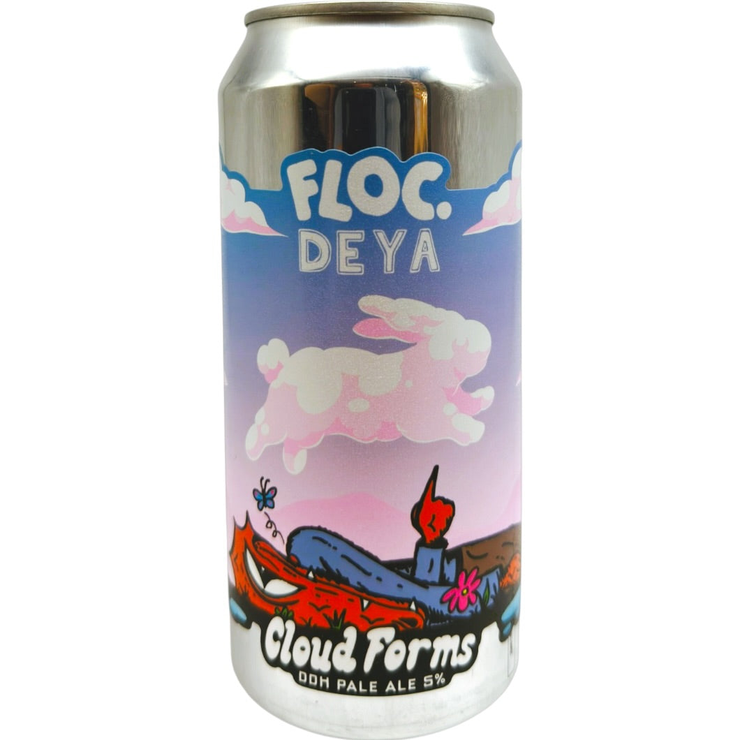Floc. x DEYA Cloud Forms DDH Pale by Floc. Brewing Project, beer label