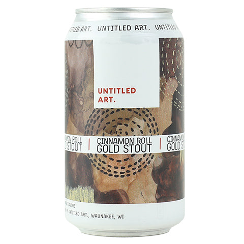 Untitled Art Cinnamon Roll Gold Stout by Untitled Art, beer label
