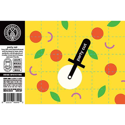 First State Party Cut Hazy IPA by First State Brewing company, beer label