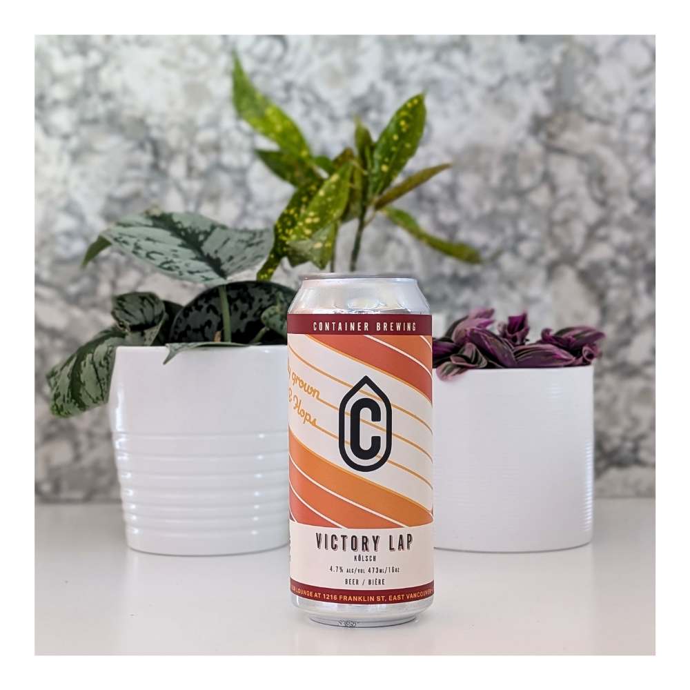 Victory Lap Kolsch by Container Brewing Ltd., beer label