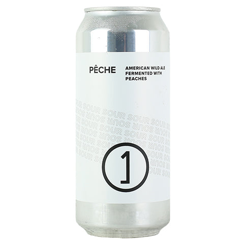 Une Annee Peche American Wild Ale by Une Annee Brewery, beer label