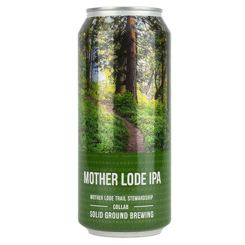 Solid Ground Mother Lode IPA by Solid Ground Brewing, beer label