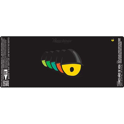 Tripping Animals Cinco Años De Vida Imperial Stout by Tripping Animals Brewing Co., beer label