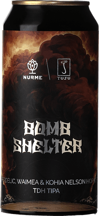 Bomb Shelter by Nurme Daritava, beer label
