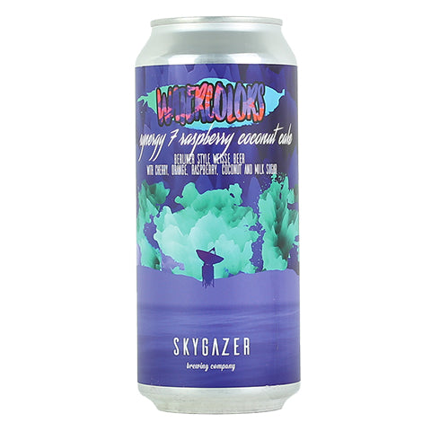 Skygazer Watercolors Synergy 7 (Cherry, Orange, Raspberry, Coconut, Milk Sugar) by SKYGAZER Brewing Co, beer label