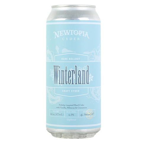 Newtopia Winterland Cider by Newtopia Cyder, beer label