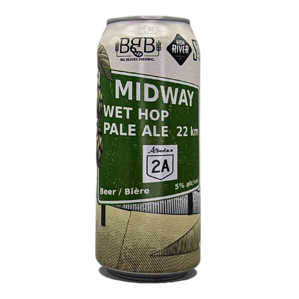Co. Midway Wet Hop Pale Ale by High River Brewing Company, beer label