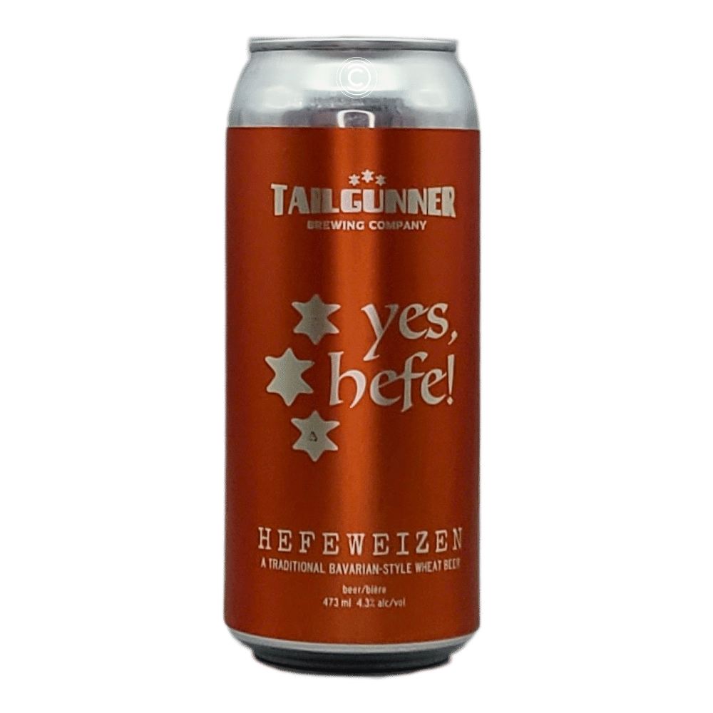 Co. Yes, Hefe! Hefeweizen by Tailgunner Brewing Company, beer label