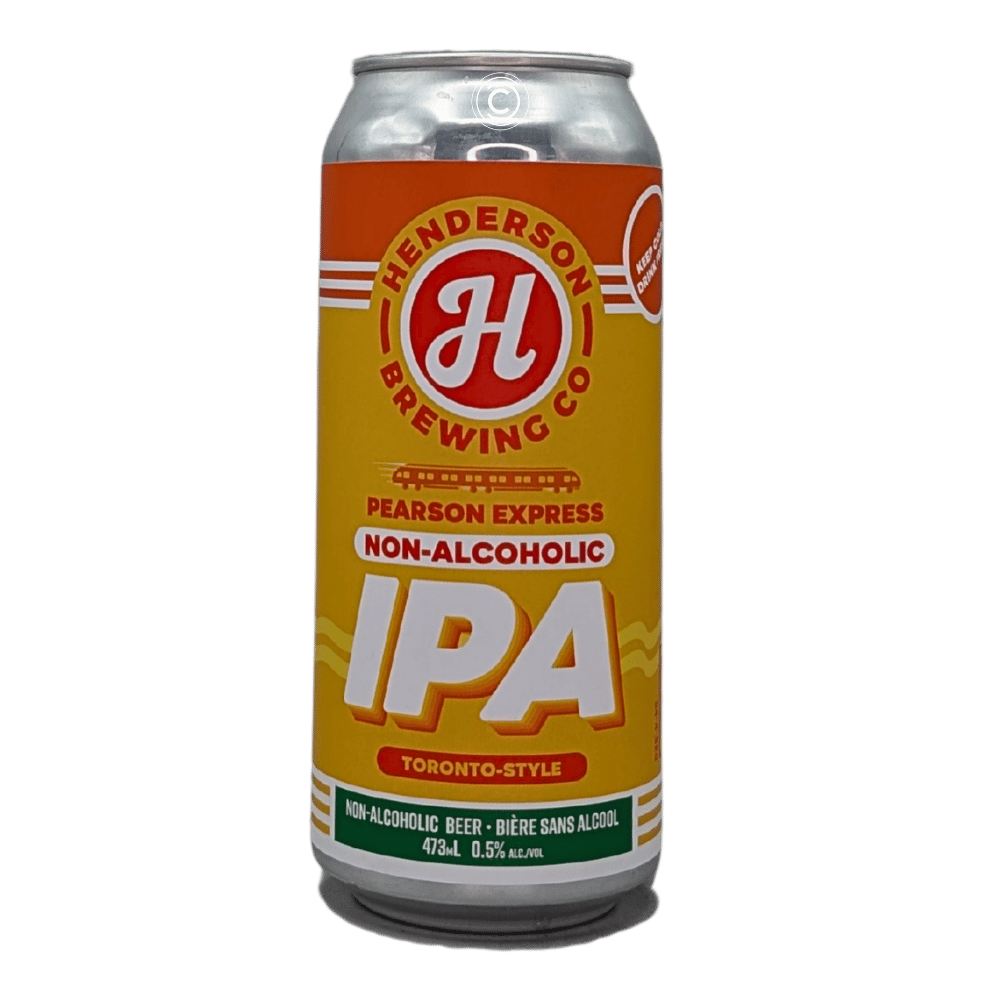 Pearson Express Non-Alcoholic IPA by Henderson Brewing Company Inc, beer label