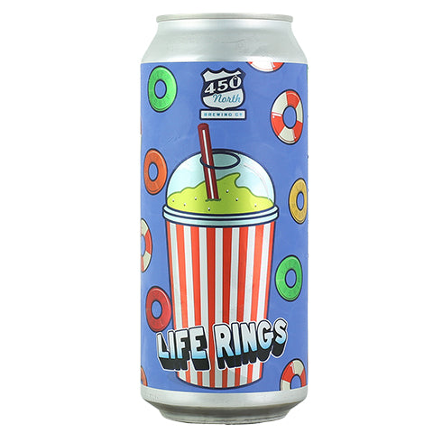 450 North Life Rings Slushy XL Sour by 450 North Brewing Company, beer label