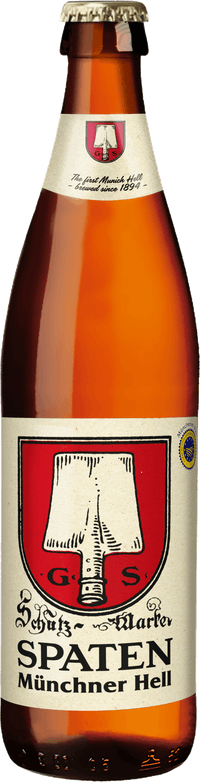 Spaten München by Spaten-Franziskaner-Bräu, beer label