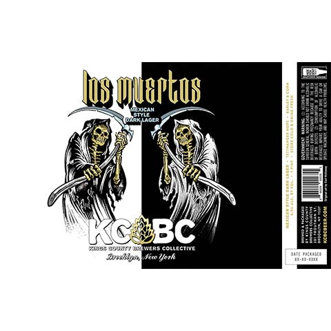 Kings County Brewers Collective Los Muertos Dark Lager by Kings County Brewers Collective, beer label