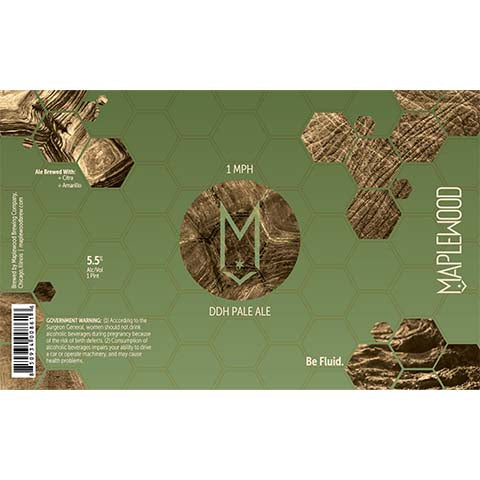 Maplewood 1 MPH DDH Pale Ale by Maplewood Brewing Company, beer label