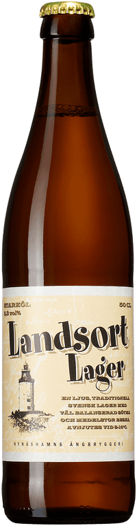 Landsort Lager by Nynäshamns Ångbryggeri, beer label