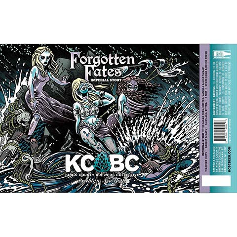 Kings County Brewers Collective Forgotten Fates Imperial Stout by Kings County Brewers Collective, beer label