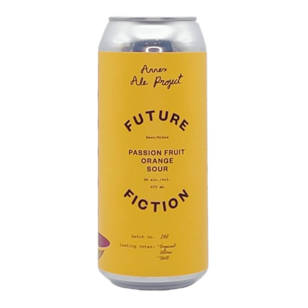 Future Fiction Passionfruit Orange Sour by Annex Ale Project, beer label