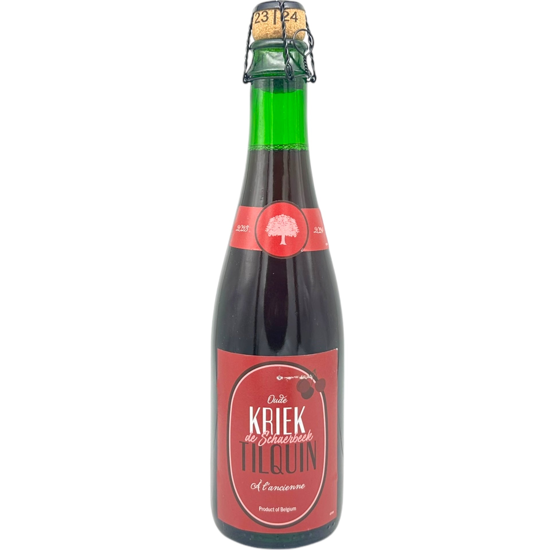Tilquin Oude Kriek de Schaerbeek Tilquin à l'ancienne (2023-2024) 375ml by Tilquin, beer label