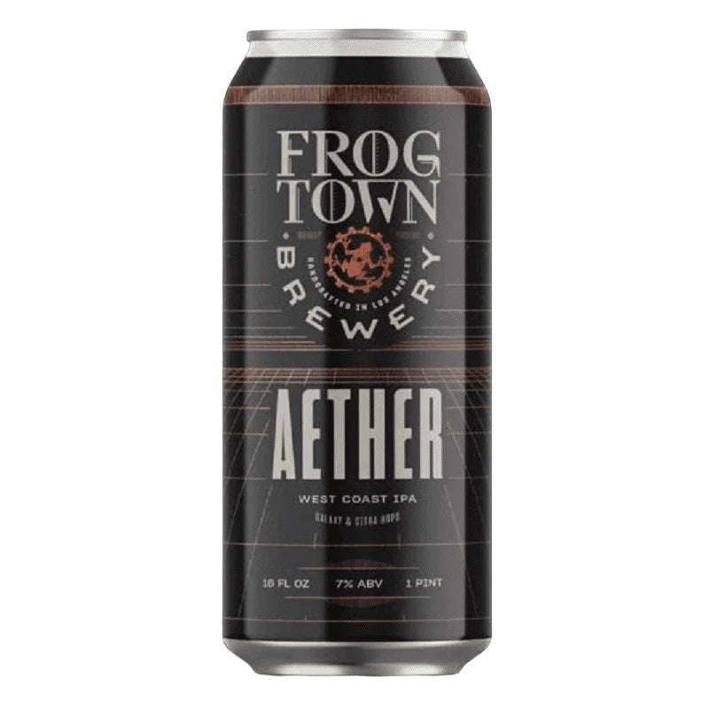 Frogtown Brewery 'Aether' West Coast IPA Beer 4-Pack by Frogtown Brewery, beer label