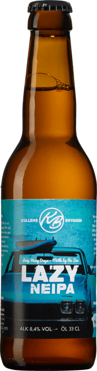 Lazy NEIPA by Kullens Bryggeri, beer label