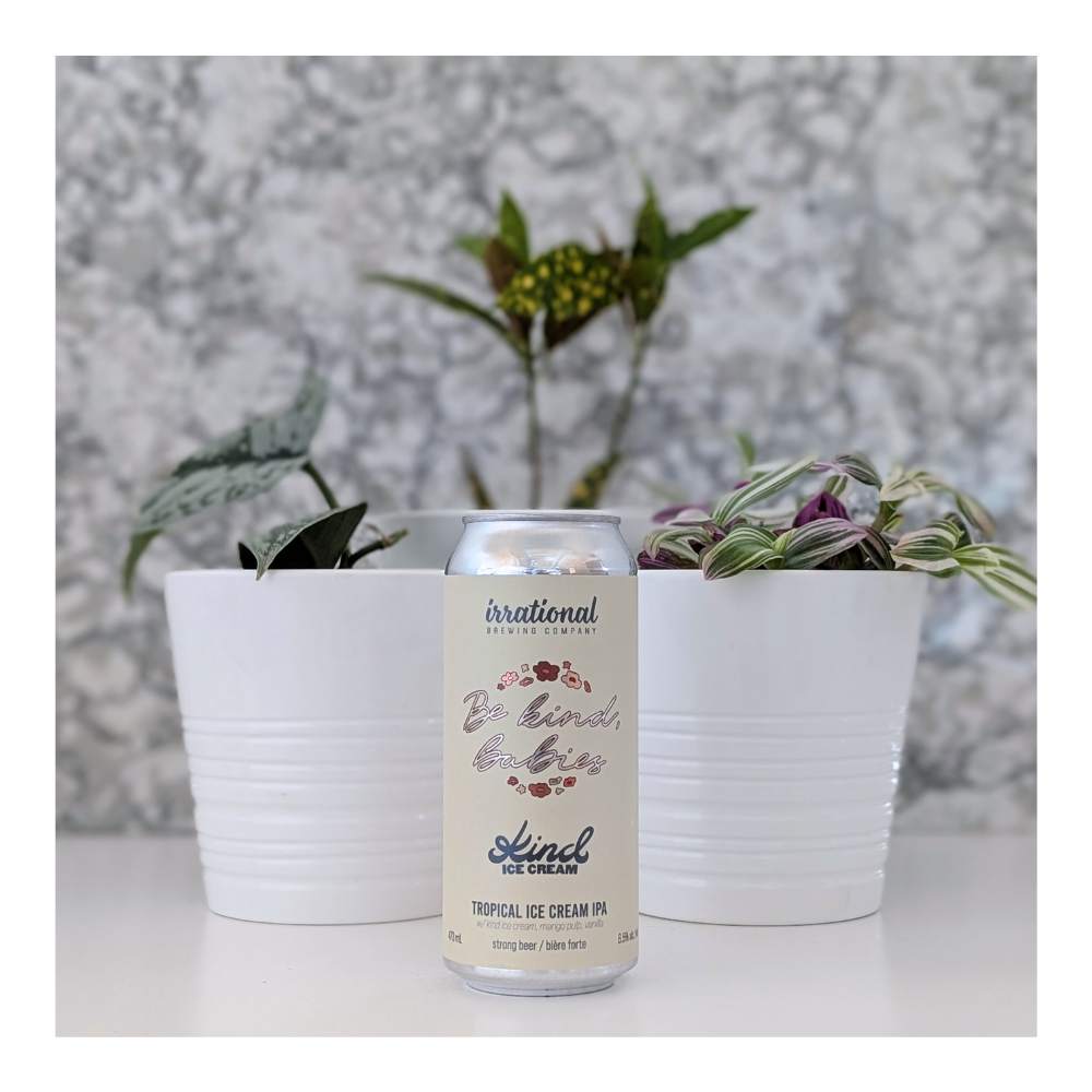 Kind: Tropical Ice Cream IPA by Irrational Brewing Company, beer label