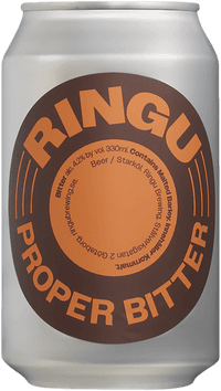 Proper Bitter by Ringu Brewing, beer label