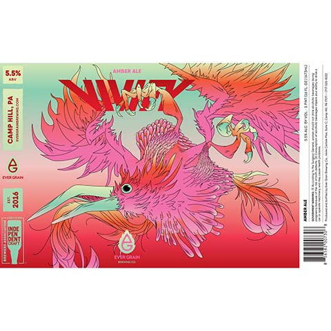 Ever Grain Vivify Amber Ale by Ever Grain Brewing Co, beer label