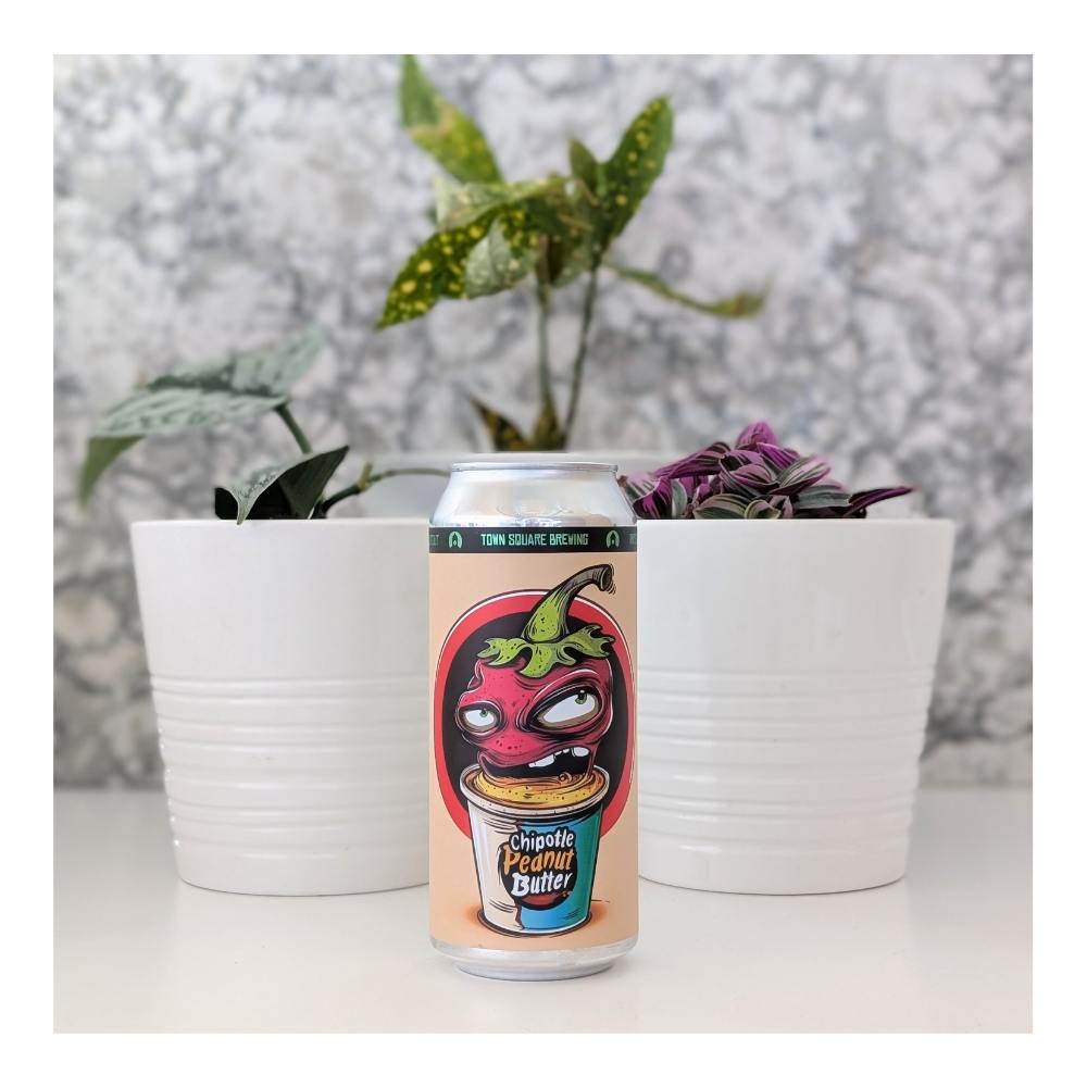 Brewing Co. Chipotle Peanut Butter Imperial Stout by Town Square Brewing Co., beer label