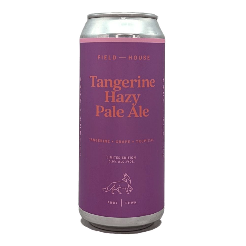 Tangerine Hazy Pale Ale by Field House Brewing Co., beer label