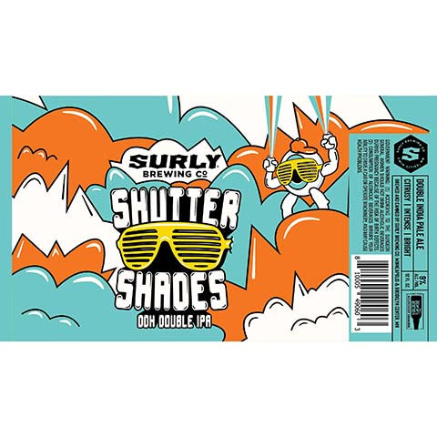 Surly Shutter Shades DDH DIPA by Surly Brewing Company, beer label