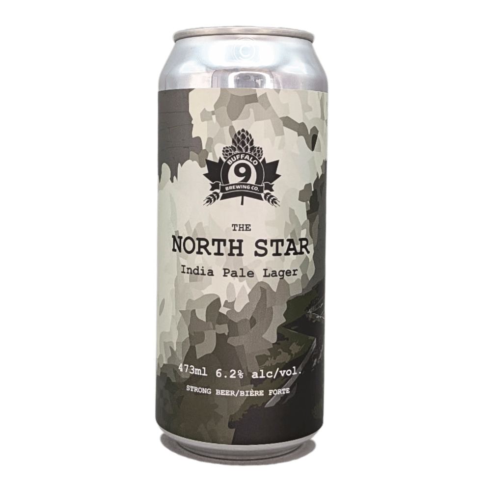 Co. North Star India Pale Lager by Buffalo 9 Brewing, beer label