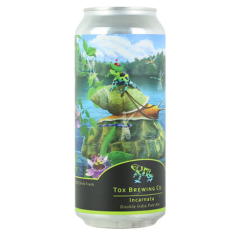 Tox Incarnata DIPA by Tox Brewing Company, beer label