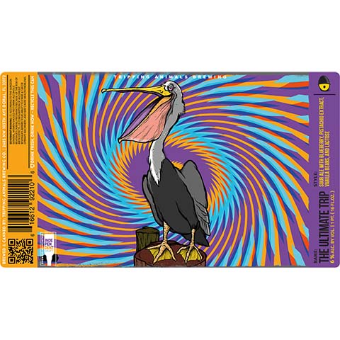 Tripping Animals The Ultimate Trip Sour by Tripping Animals Brewing Co., beer label