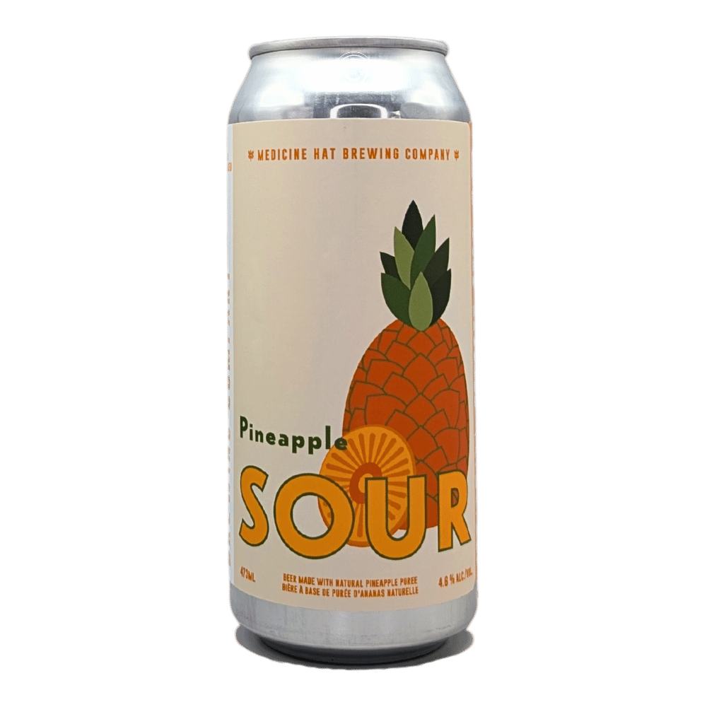 Pineapple Sour by Medicine Hat Brewing Company, beer label