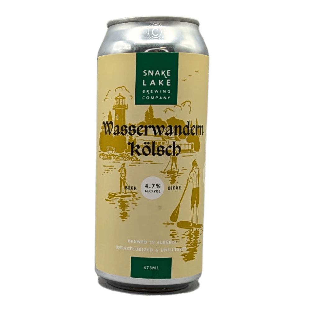 Wasserwandern Kolsch by Snake Lake Brewing Company, beer label