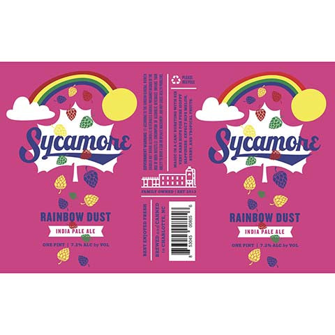 Sycamore Rainbow Dust IPA by Sycamore Brewing, beer label