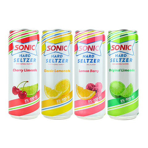 Sonic Citrus Hard Seltzer Variety 12-Pack by Sonic, beer label