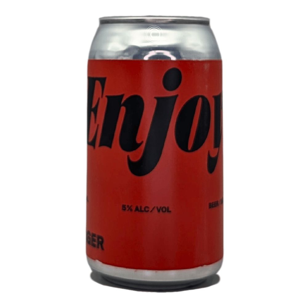 Enjoy Lager by Low Life Barrel House, beer label