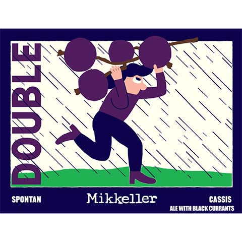 Mikkeller Spontan Double Cassis by Mikkeller, beer label