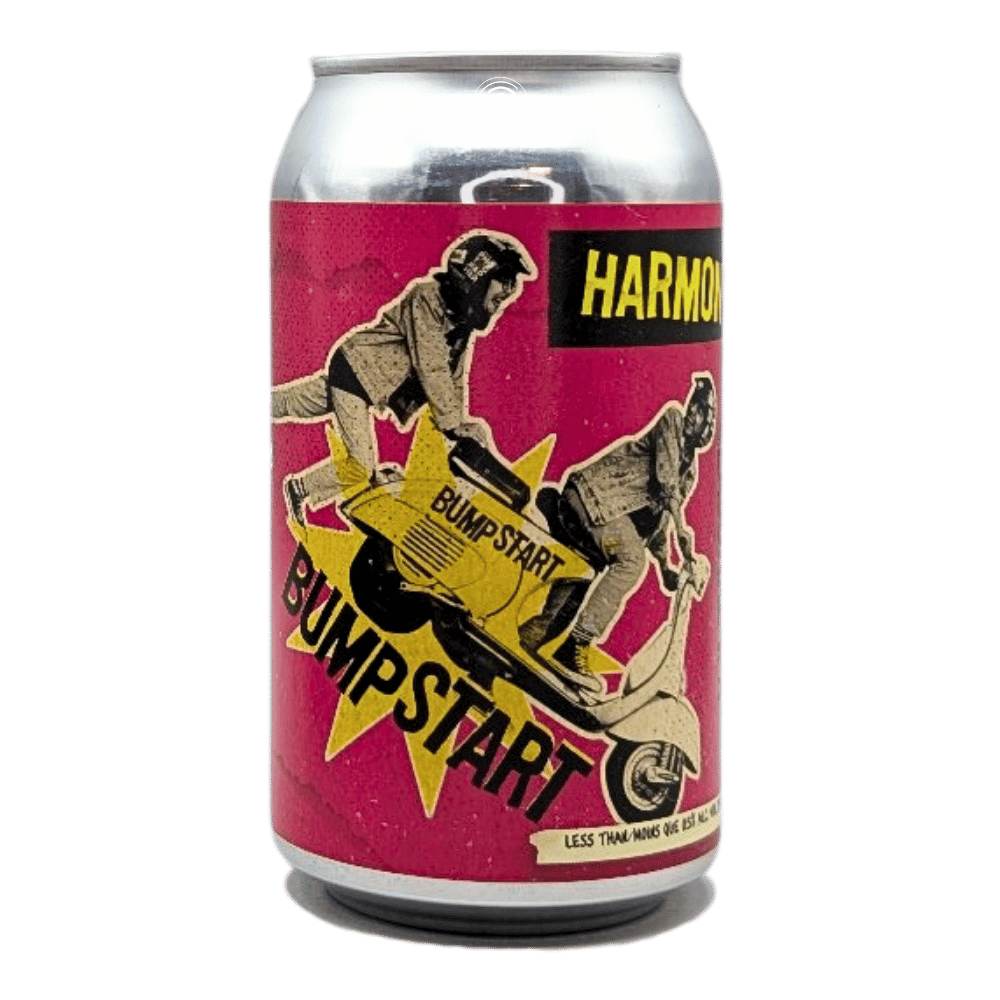 Bump Start Non-Alcoholic IPA by Harmon's Non-Alc Craft Brewing, beer label