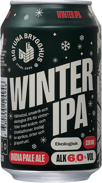 Winter IPA Organic by Sigtuna Brygghus, beer label