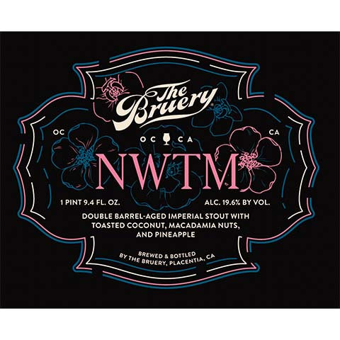 Bruery NWTM Imperial Stout by The Bruery, beer label
