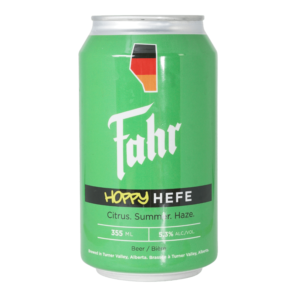 Hoppy Hef Hefeweizen by Brauerei Fahr, beer label