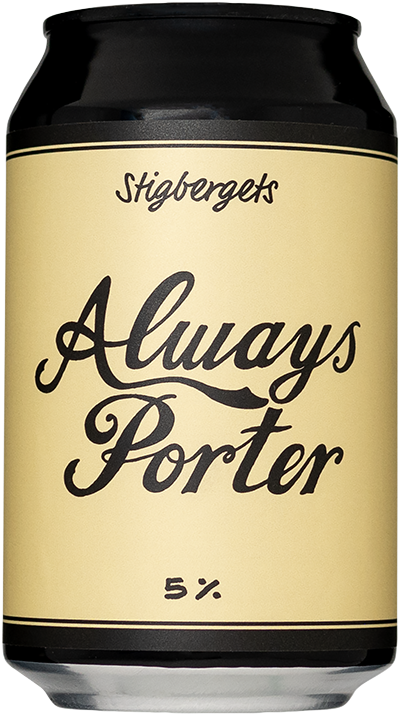 Always Porter by Stigbergets Bryggeri, beer label