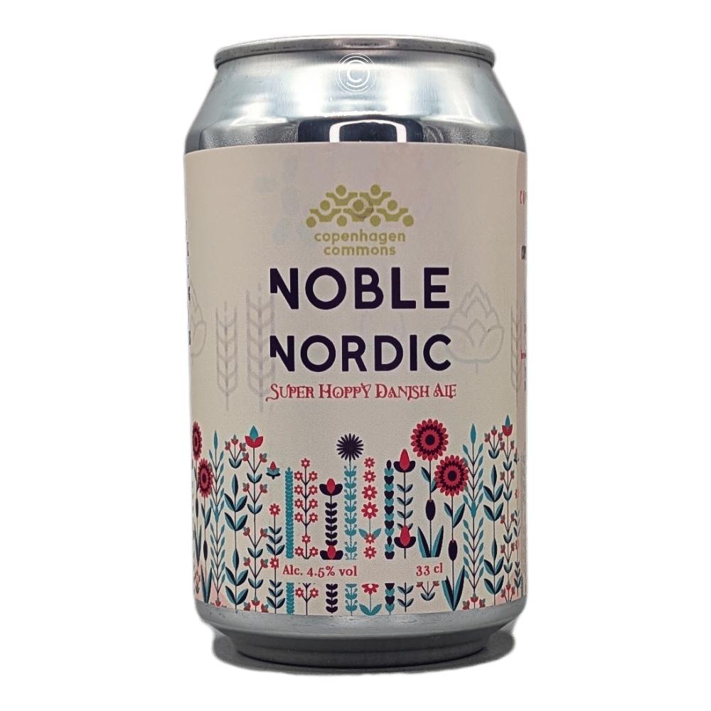 Noble Nordic Super Hoppy Danish Ale Pale Ale by Copenhagen Commons, beer label